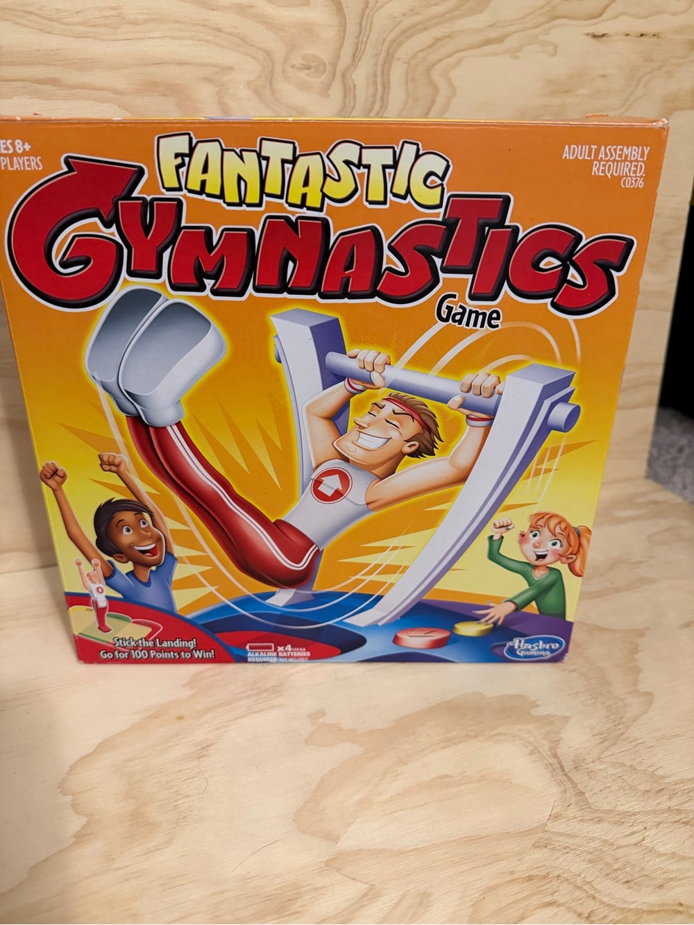 Hasbro Fantastic Gymnastics Game - Red, Yellow, Blue